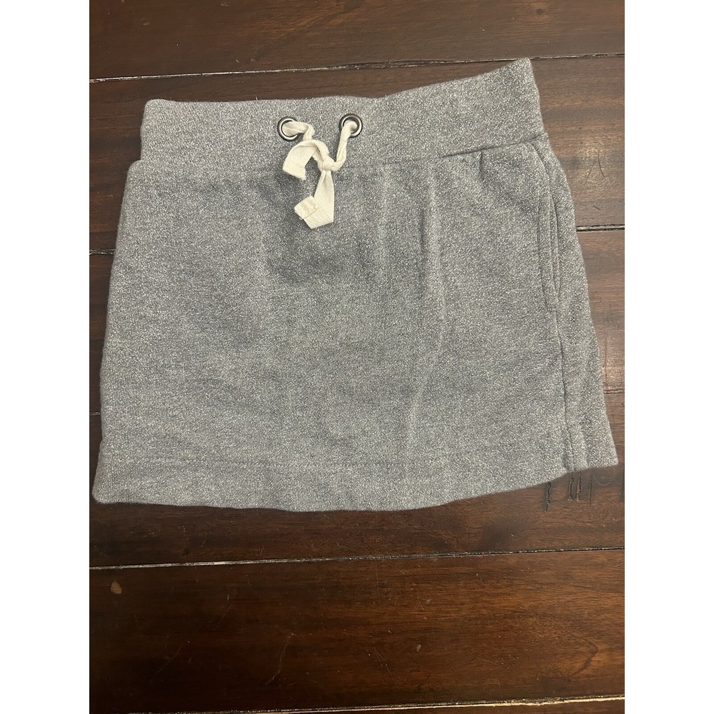 Crewcuts Size 3T Mini Skirt Silver Gray Shiny Cotton Toddler Girls Holiday